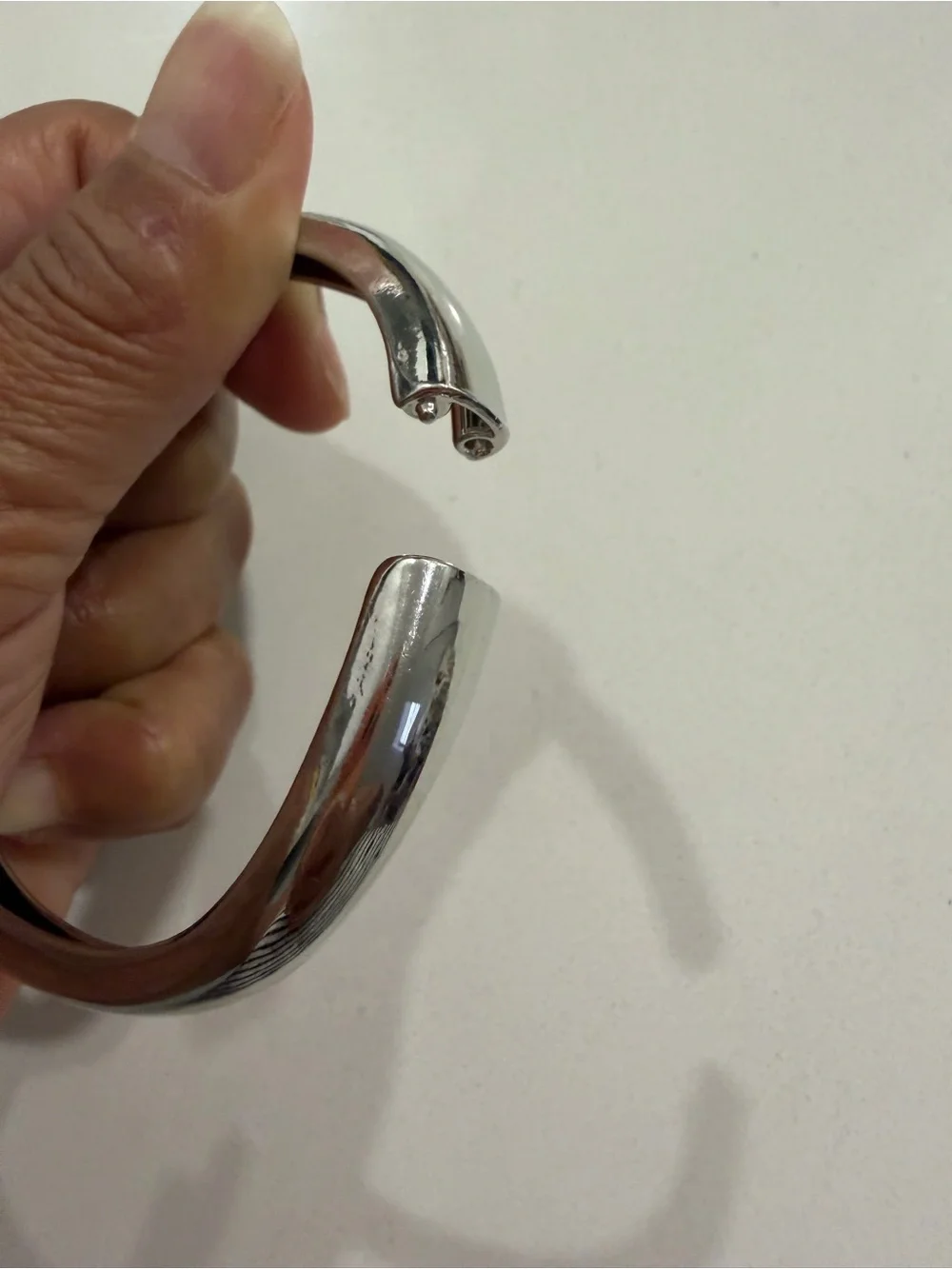 Silver-tone Bracelet Bangle